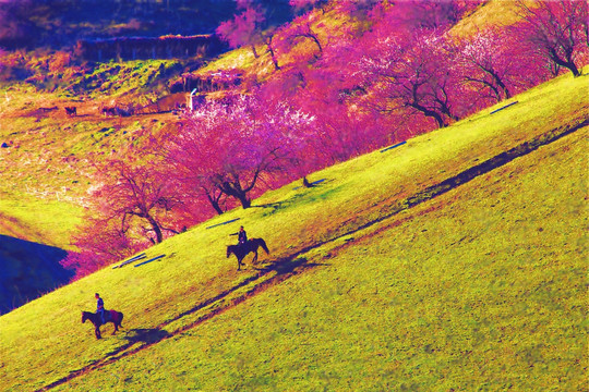 装饰画 风景挂画  油画