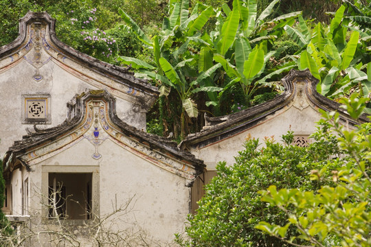 广东梅州客家民居建筑景观