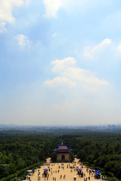 南京 中山陵 俯瞰