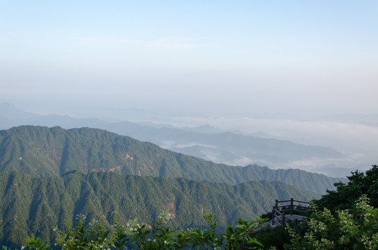 湖北九宫山风光