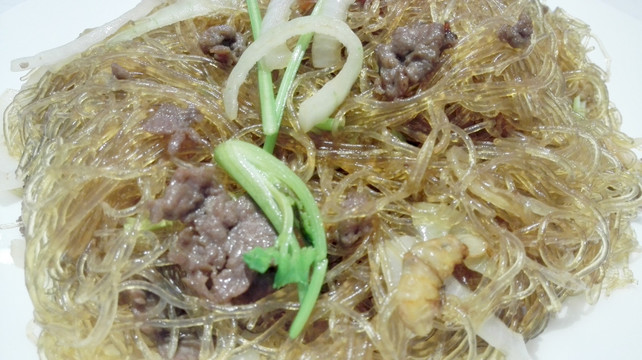 干捞牛肉粉丝