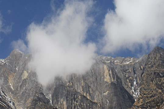 岩石山冰蚀地貌素材