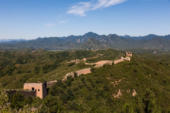 长城 明长城 山峦起伏