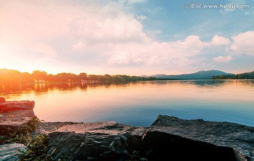 杭州西湖园林风景