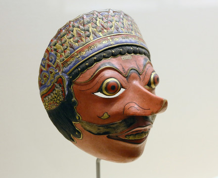 印度尼西亚爪哇岛卡拉纳面具
