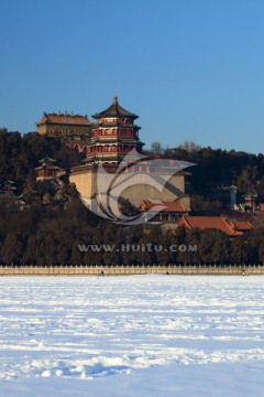 佛香阁 雪