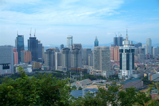 俯瞰大连风景