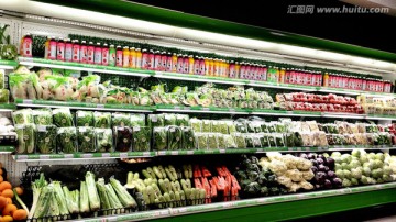 超市蔬果 超市货架