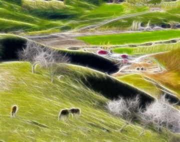风景装饰画 无框画