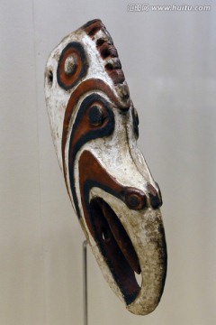 巴布亚新几内亚鸟首面具