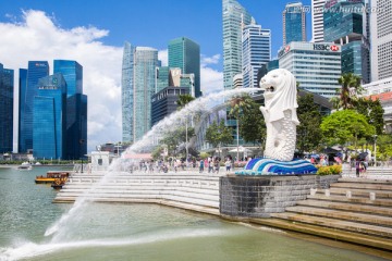 新加坡旅游 鱼尾狮公园