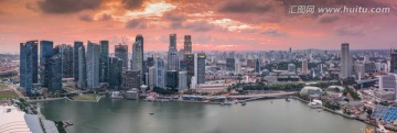 新加坡全景图 新加坡俯瞰图