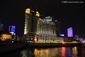 外滩夜色 海鸥饭店