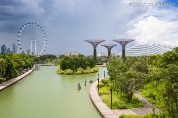 新加坡滨海湾花园 树蓬