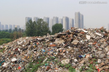 城市垃圾污染