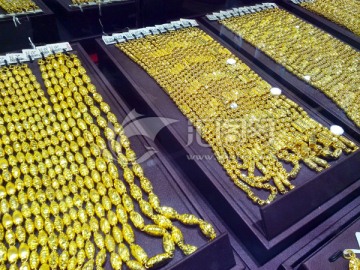 黄金 金项链 首饰