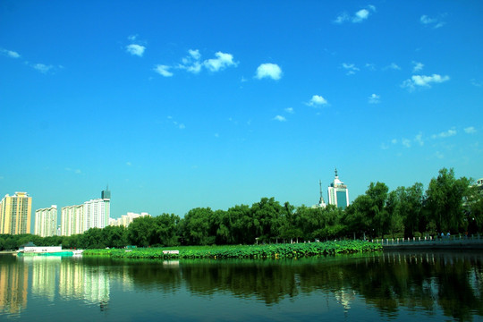 北京建筑 建筑 水边建筑