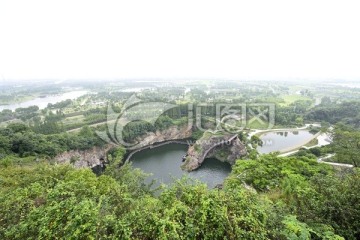 上海辰山植物园 矿坑花园 高清