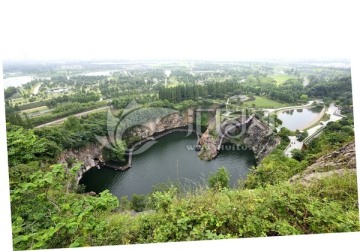 上海辰山植物园 矿坑花园 高清