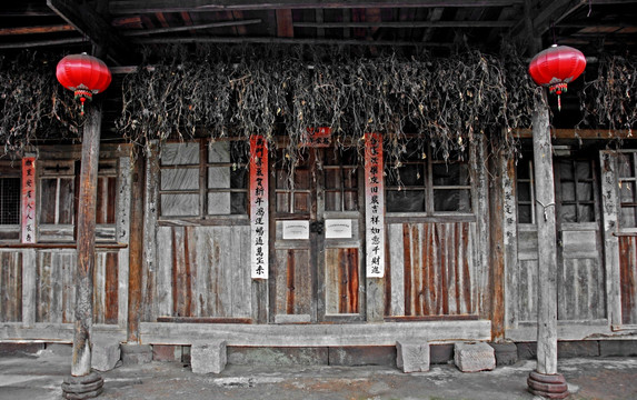 雅安上里古镇韩家大院民居内景