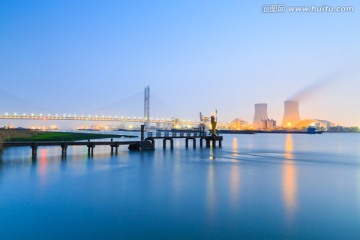 上海闵浦大桥夜色