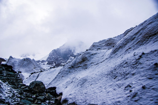 雪山 冰山