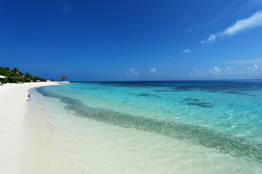 马尔代夫海岛海滩风光