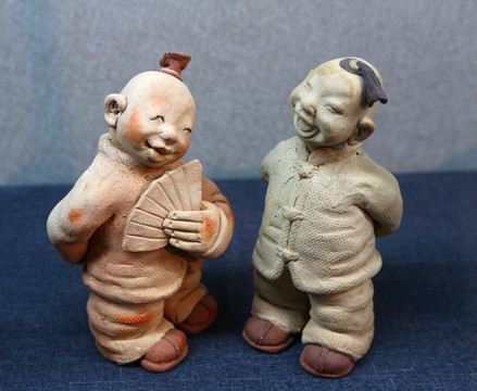 中国儿童塑像