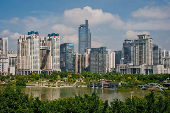 南宁汇歌湖全景