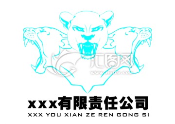 豹头logo
