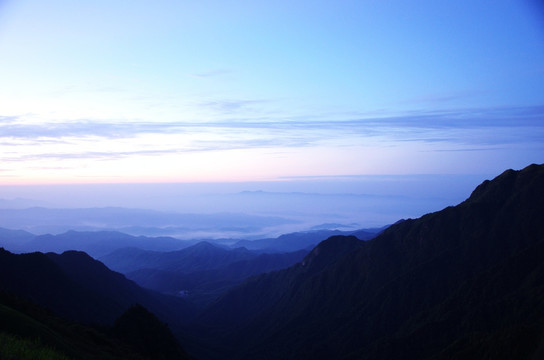 武功山 山峦