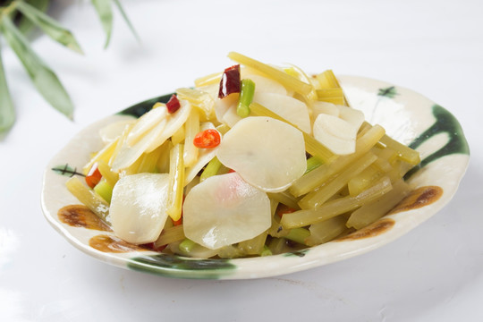 浆水菜炝土豆片