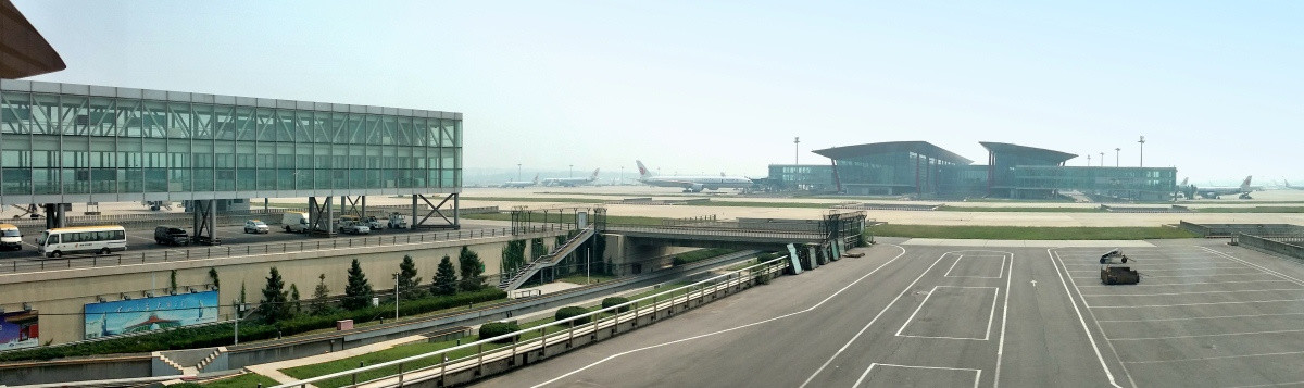 机场停机坪 航站楼