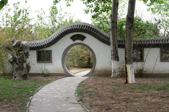 苏州园林大门