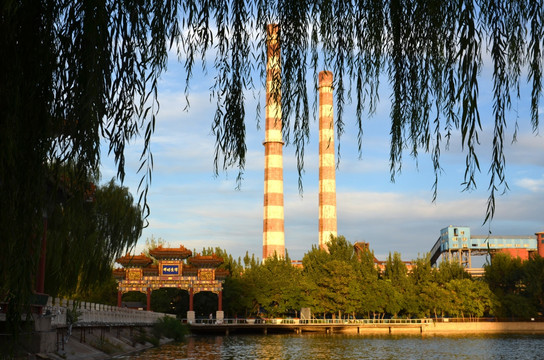 烟囱美景