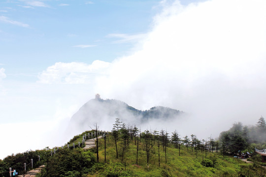 峨眉山金顶 峨眉山 金顶