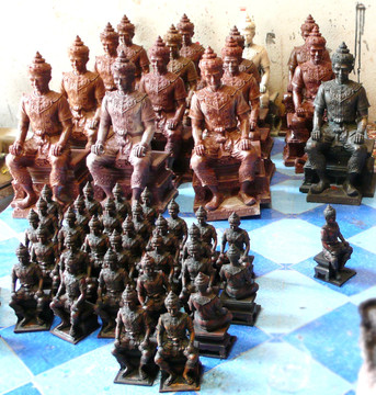 异域文化之泰国王特色雕塑