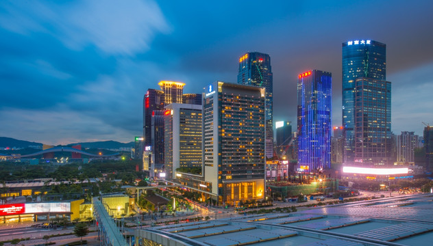 深圳中心区夜景