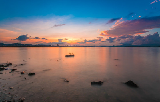 深圳湾日出