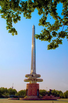 平津战役纪念馆 胜利纪念碑