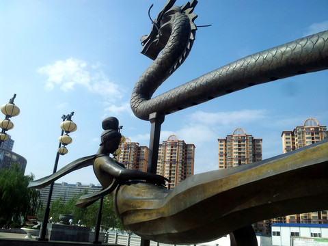 榆林 阳光广场雕塑