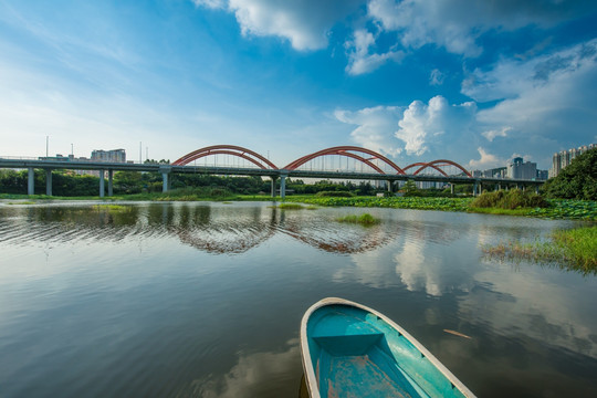 深圳 洪湖公园 芙蓉桥