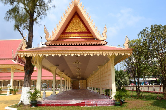 高棉风格建筑 西哈努克亲王灵堂
