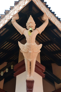 金边塔山寺房檐雕塑
