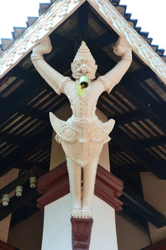 金边塔山寺房檐雕塑
