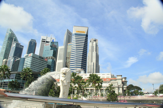 鱼尾狮身 马来西亚风景
