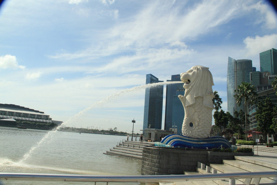 鱼尾狮身 新加坡亚风景