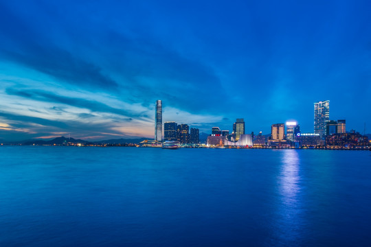 香港九龙夜景