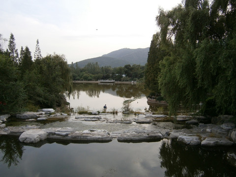 池塘流水