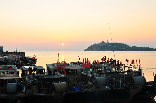 渔港 码头 渔船 全国十大渔港